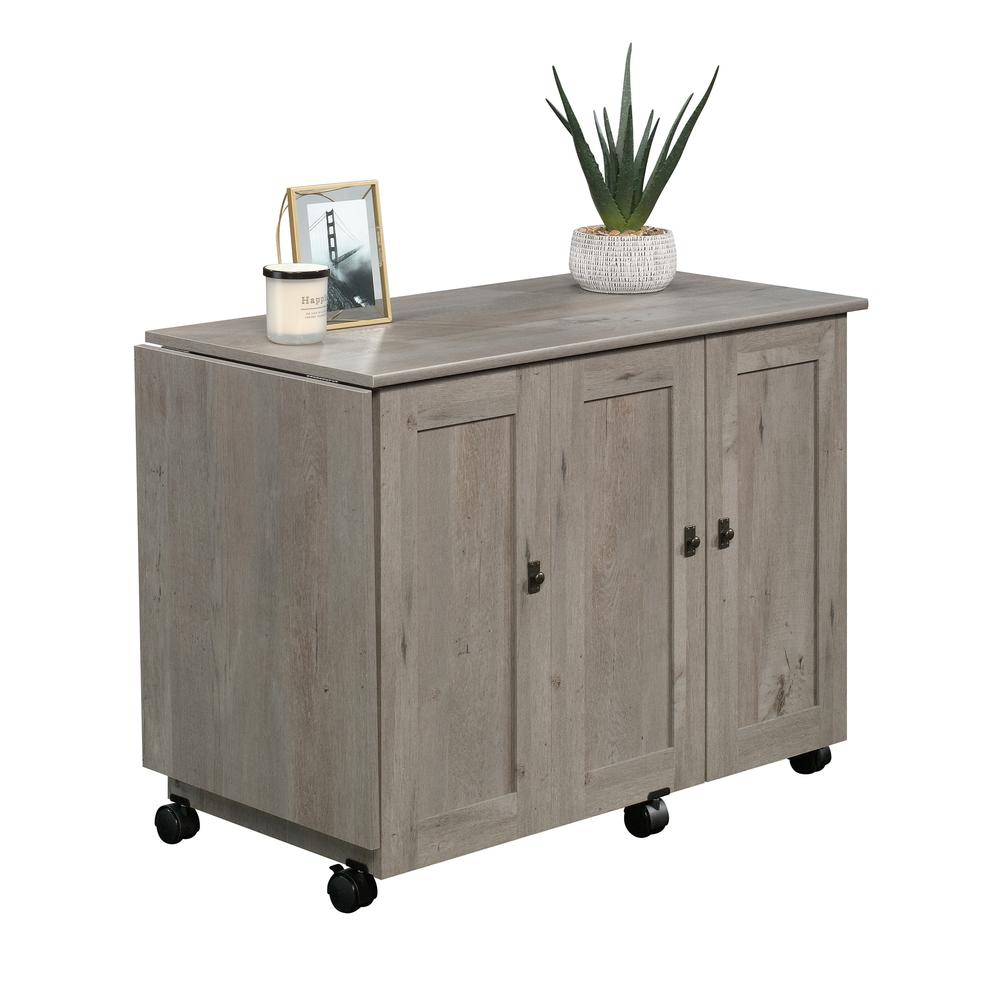 Miscellaneous Storage Craft & Hobby Storage, Mystic Oak finish. Picture 14