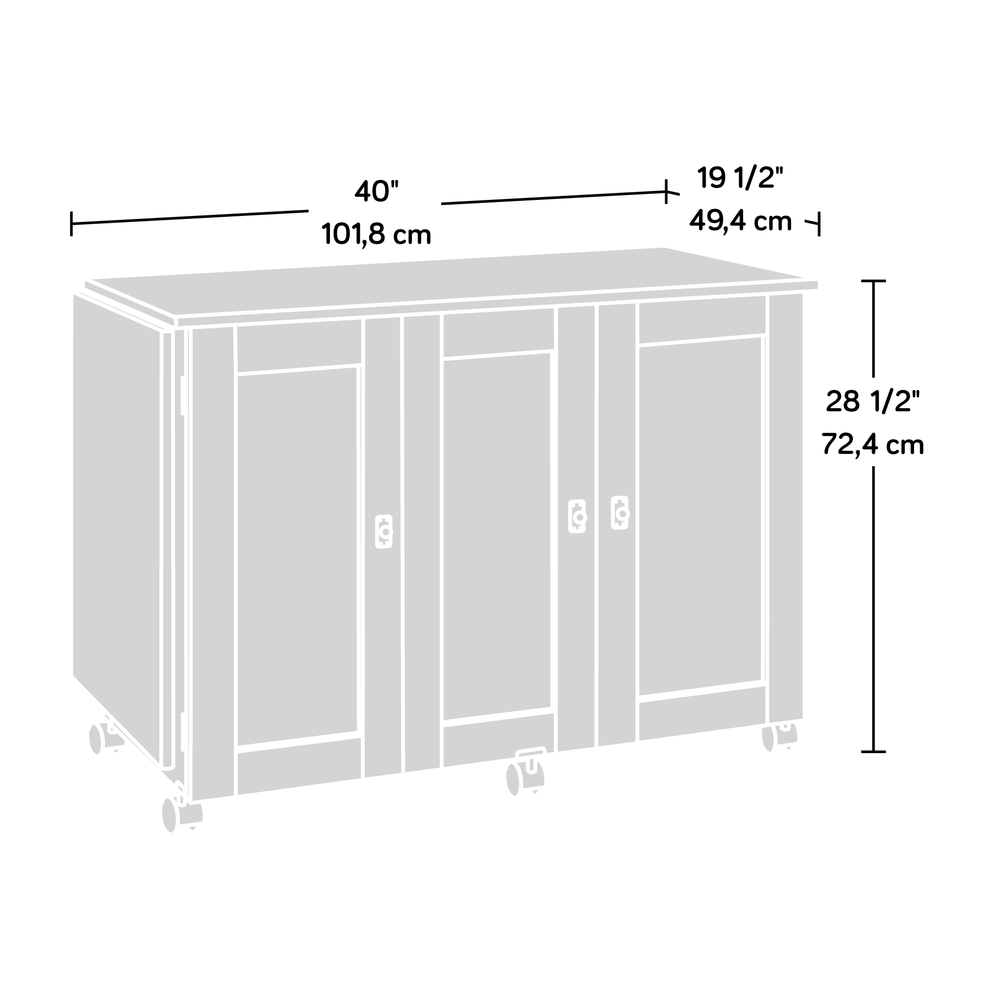 Miscellaneous Storage Craft & Hobby Storage, Mystic Oak finish. Picture 17