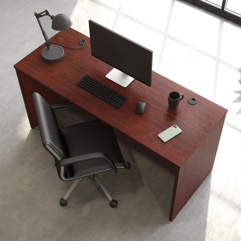 Affirm Commercial Office Desk, Classic Cherry finish. Picture 3