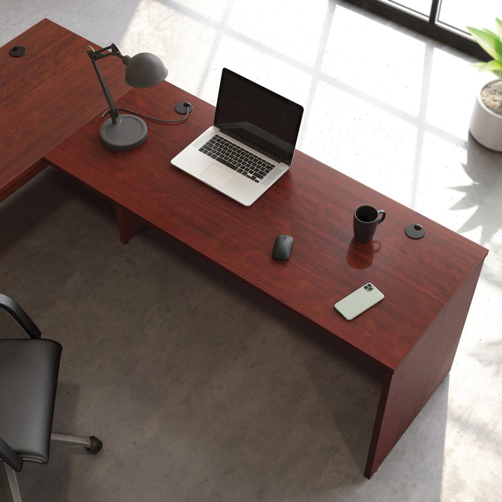 Affirm Commercial Office Desk, Classic Cherry finish. Picture 5