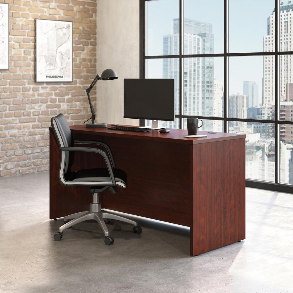 Affirm Commercial Office Desk, Classic Cherry finish. Picture 2