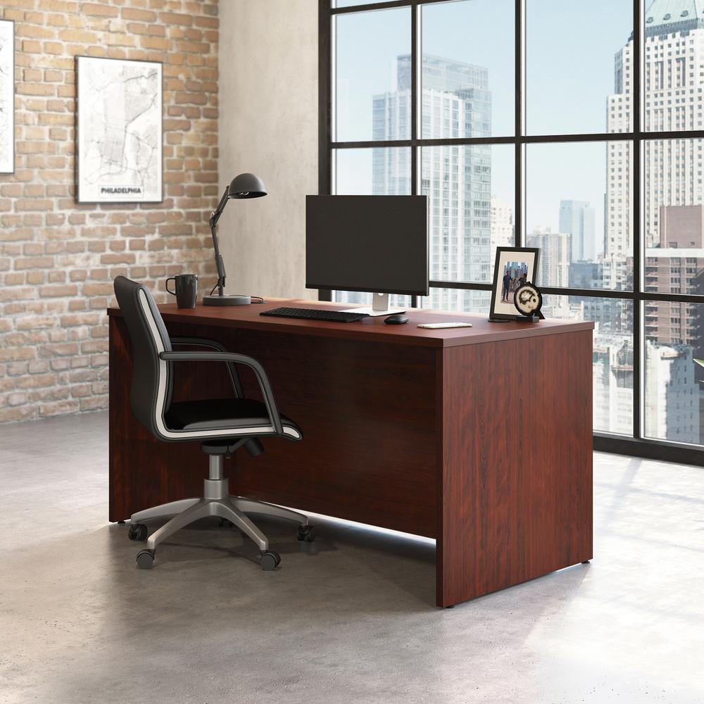 Affirm Commercial Office Desk, Classic Cherry finish. Picture 2