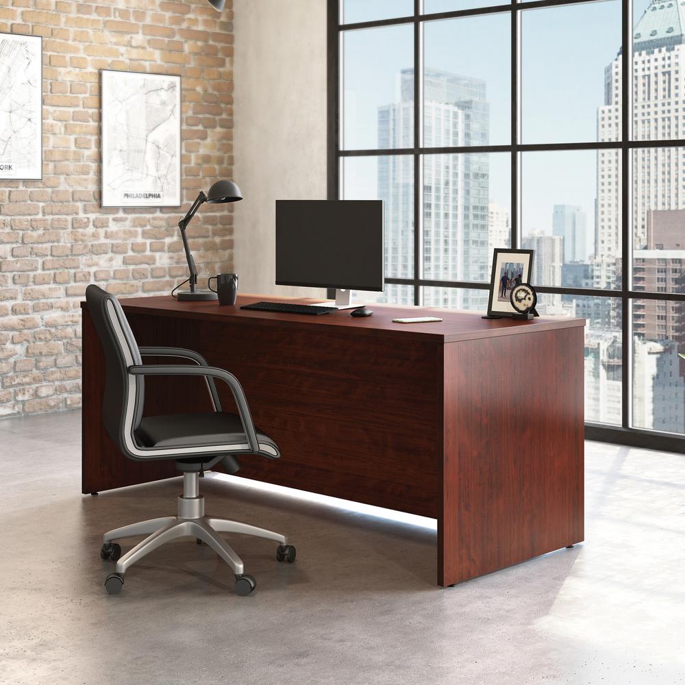 Affirm Commercial Office Desk, Classic Cherry finish. Picture 2