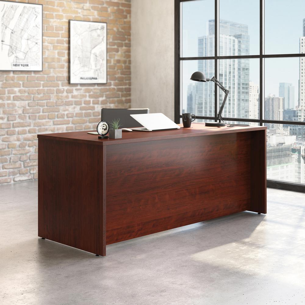 Affirm Commercial Office Desk, Classic Cherry finish. Picture 6