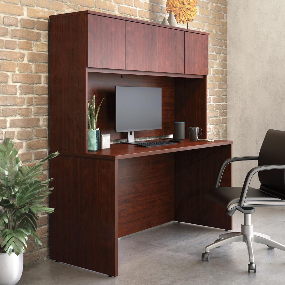 Affirm Commercial Office Desk, Classic Cherry finish. Picture 12
