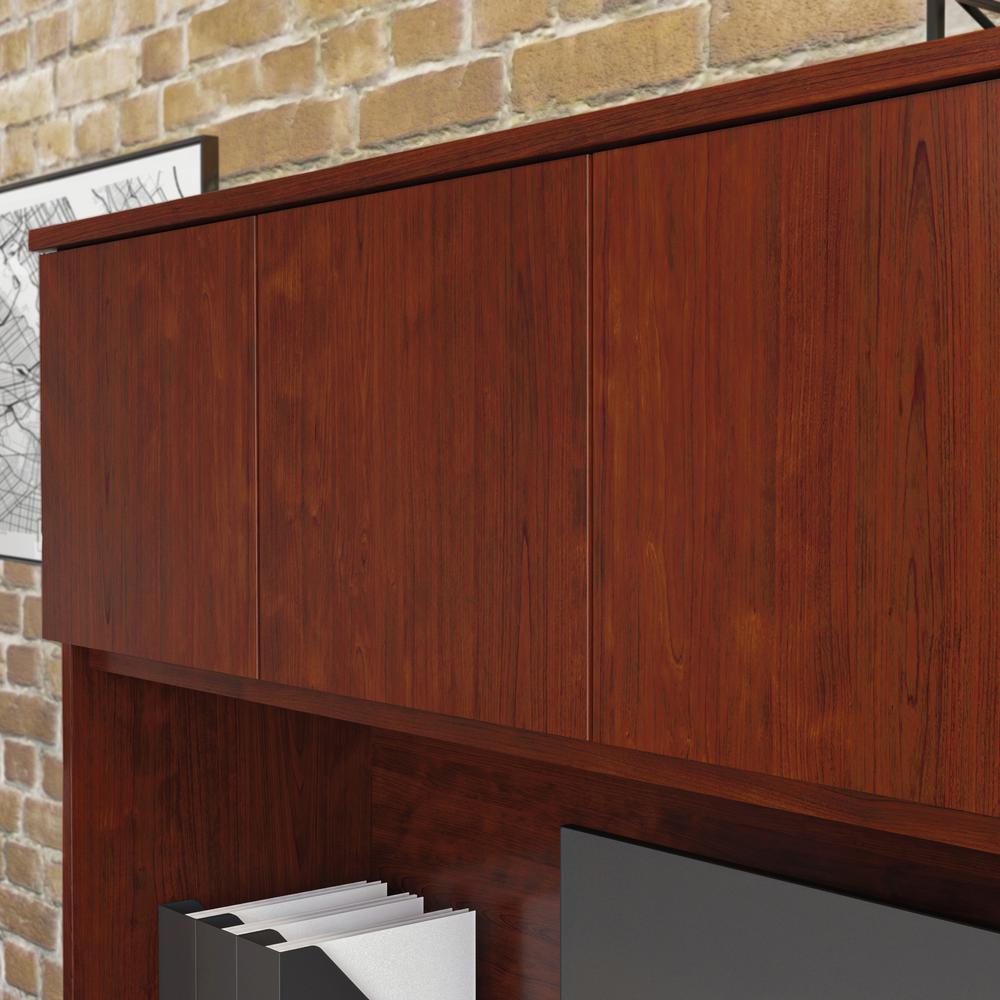 Affirm Commercial Office Hutch, Classic Cherry finish. Picture 7
