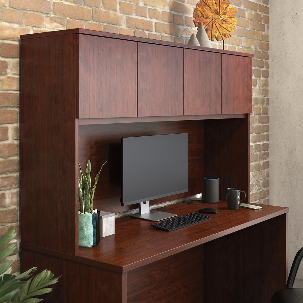 Affirm Commercial Office Hutch, Classic Cherry finish. Picture 3
