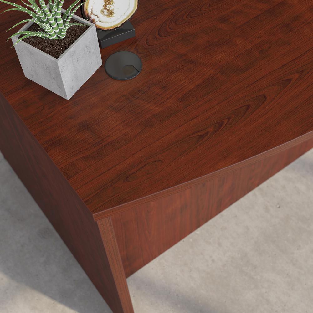 Affirm Commercial Office Desk, Classic Cherry finish. Picture 3