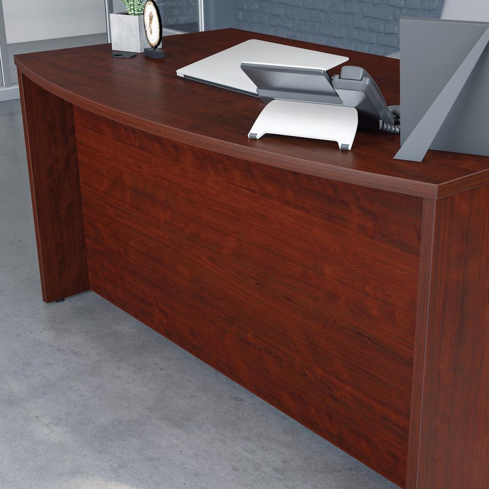 Affirm Commercial Office Desk, Classic Cherry finish. Picture 9