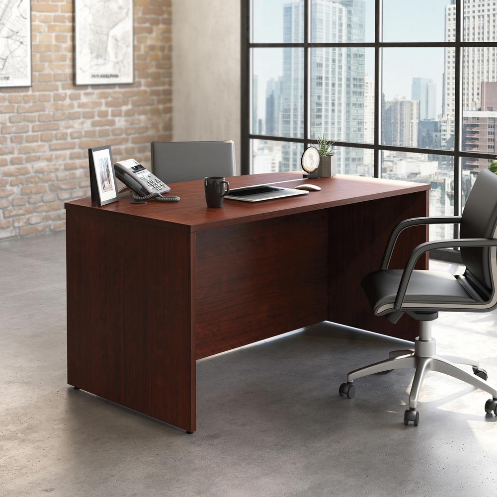 Affirm Commercial Office Desk, Classic Cherry finish. Picture 2
