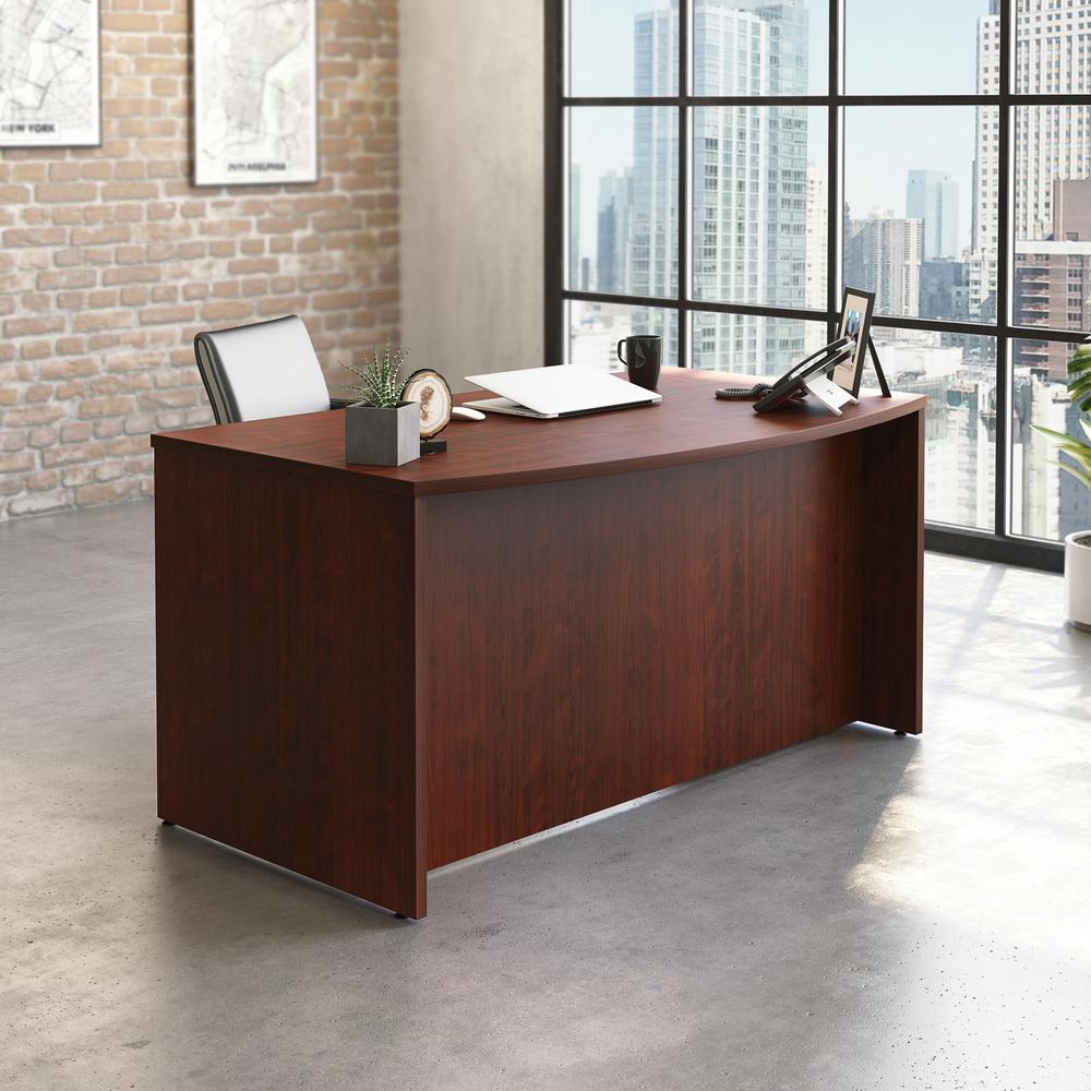 Affirm Commercial Office Desk, Classic Cherry finish. Picture 5