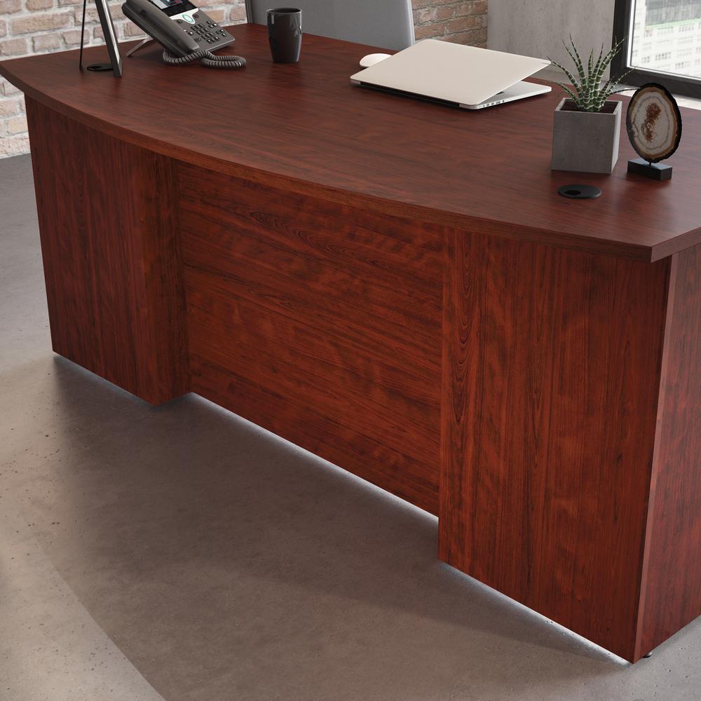 Affirm Commercial Office Desk, Classic Cherry finish. Picture 7