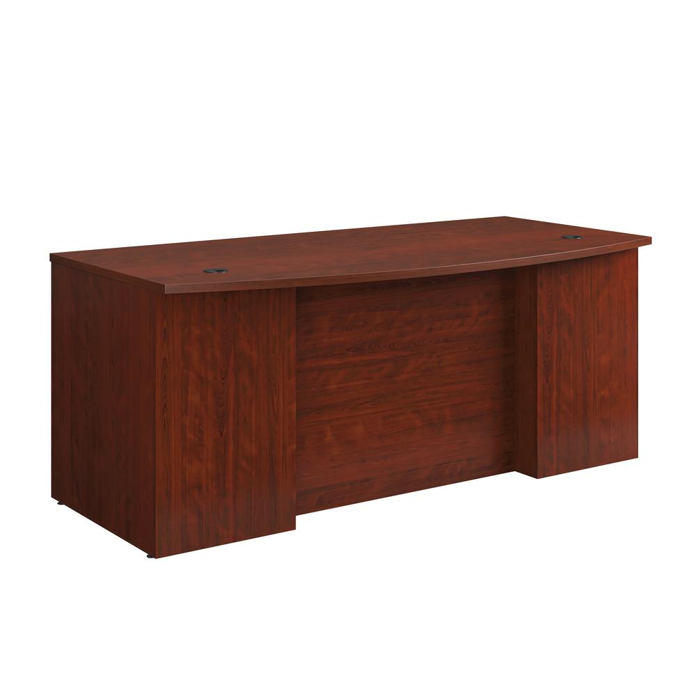 Affirm Commercial Office Desk, Classic Cherry finish. Picture 4