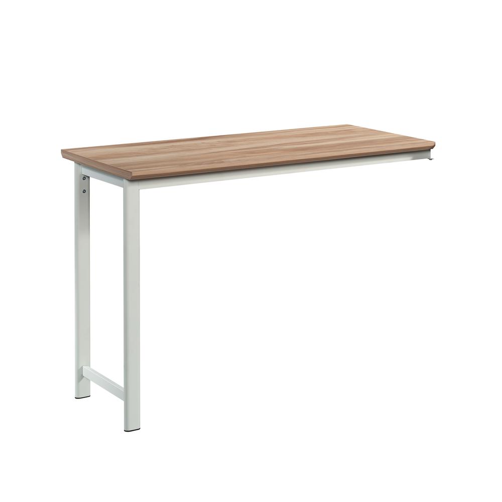 Bergen Circle Desk Return, Kiln Acacia finish. Picture 1