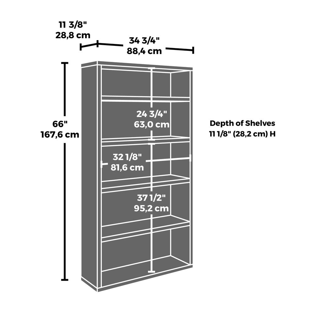 Affirm 36"X66" 5 Shelf Bookcase Cc. Picture 3