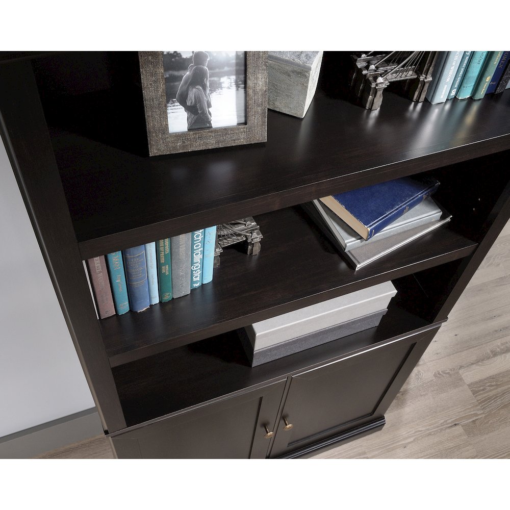 5 Shelf Bookcase W/doors. Picture 7