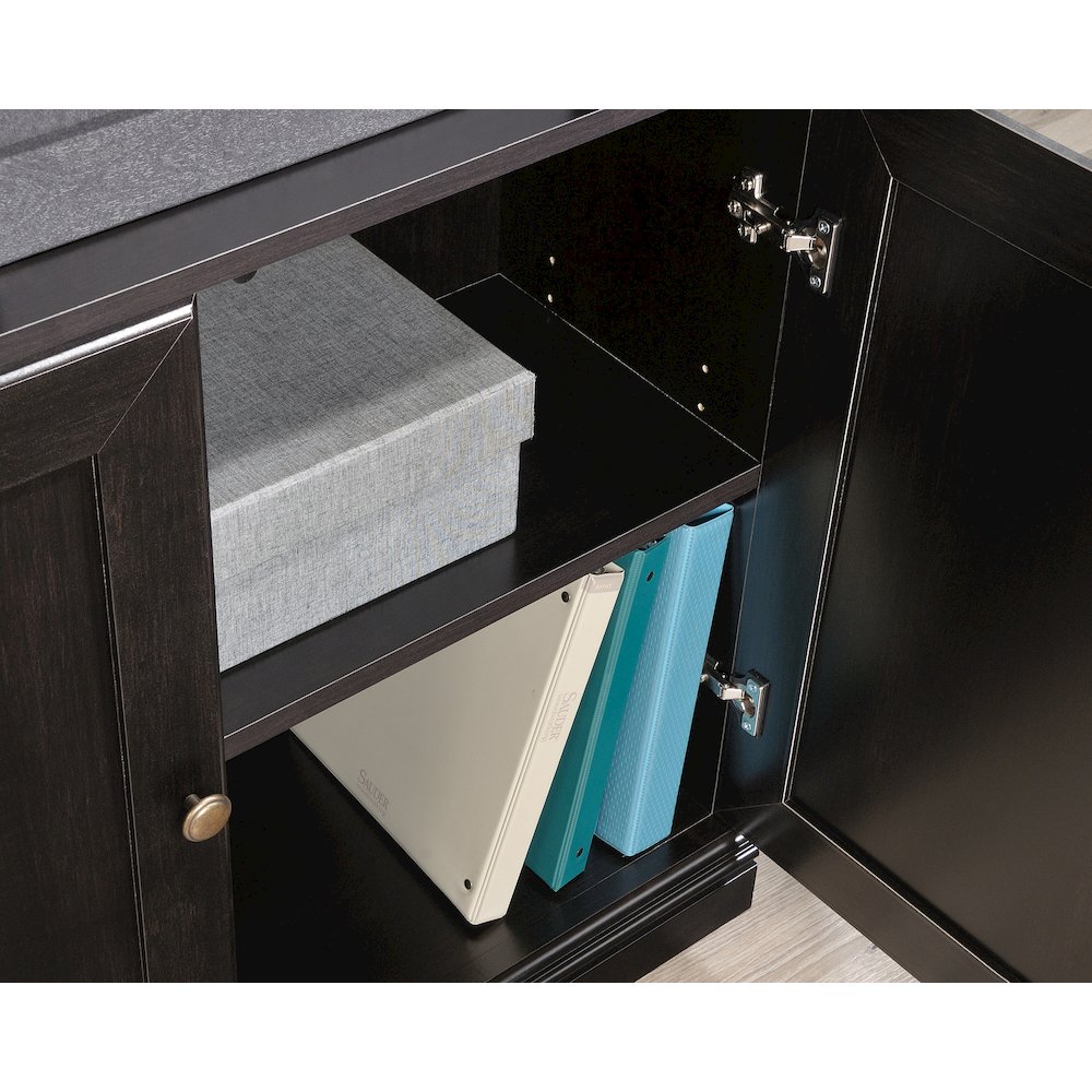 5 Shelf Bookcase W/doors. Picture 9