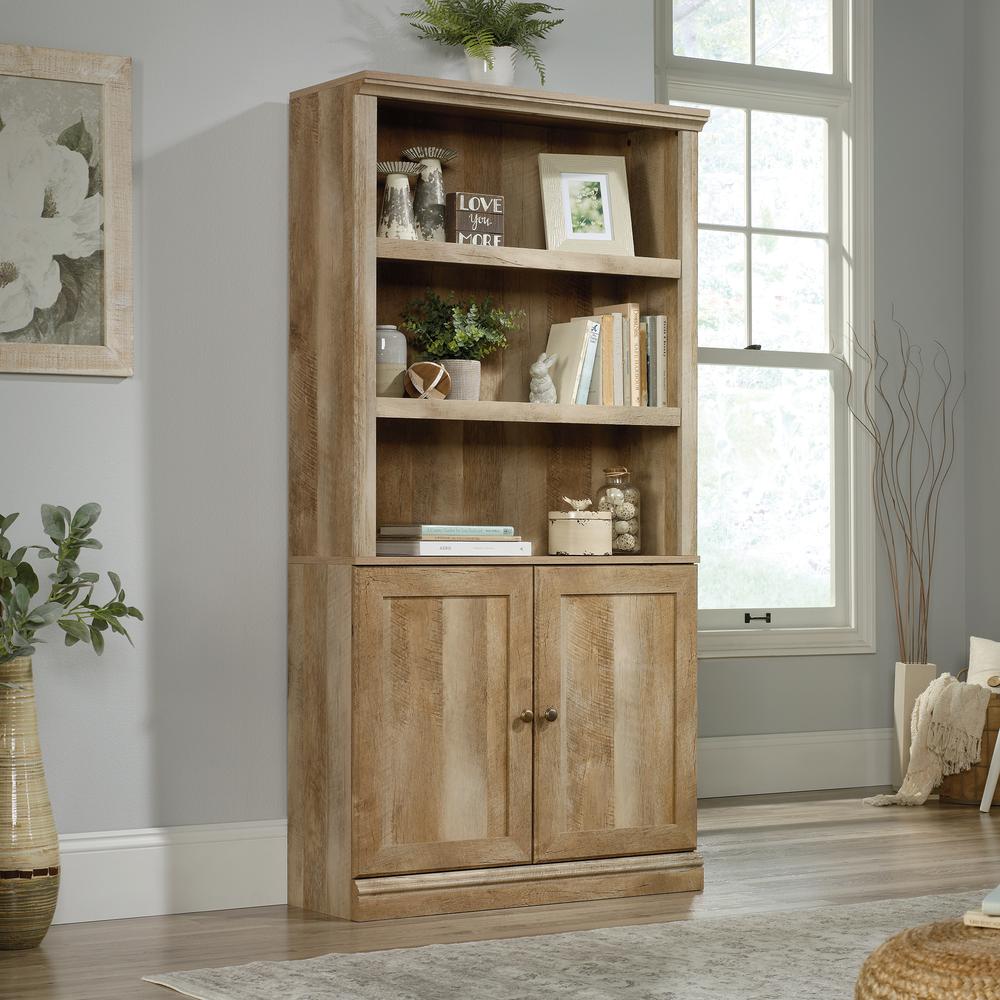 5 Shelf Bookcase W/Doors Lo. Picture 2