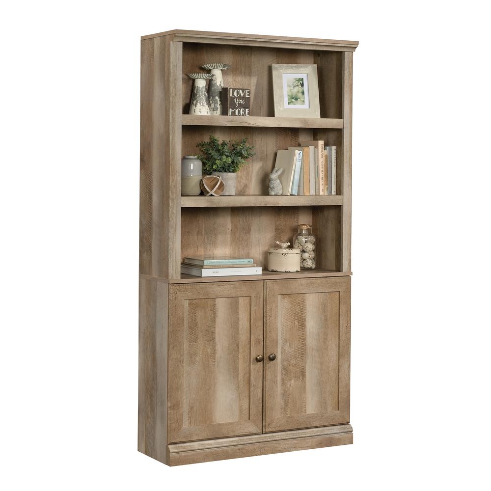 5 Shelf Bookcase W/Doors Lo. Picture 1