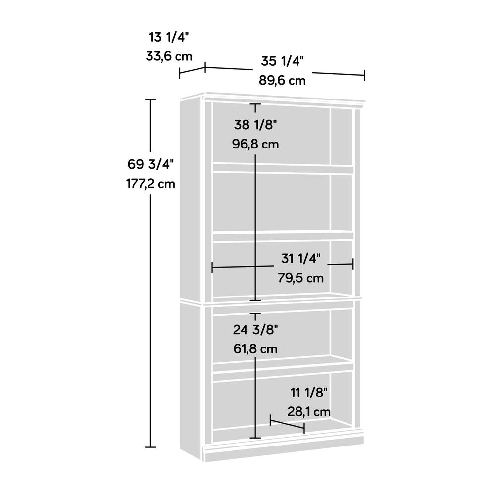 5 Shelf Bookcase Wp. Picture 10