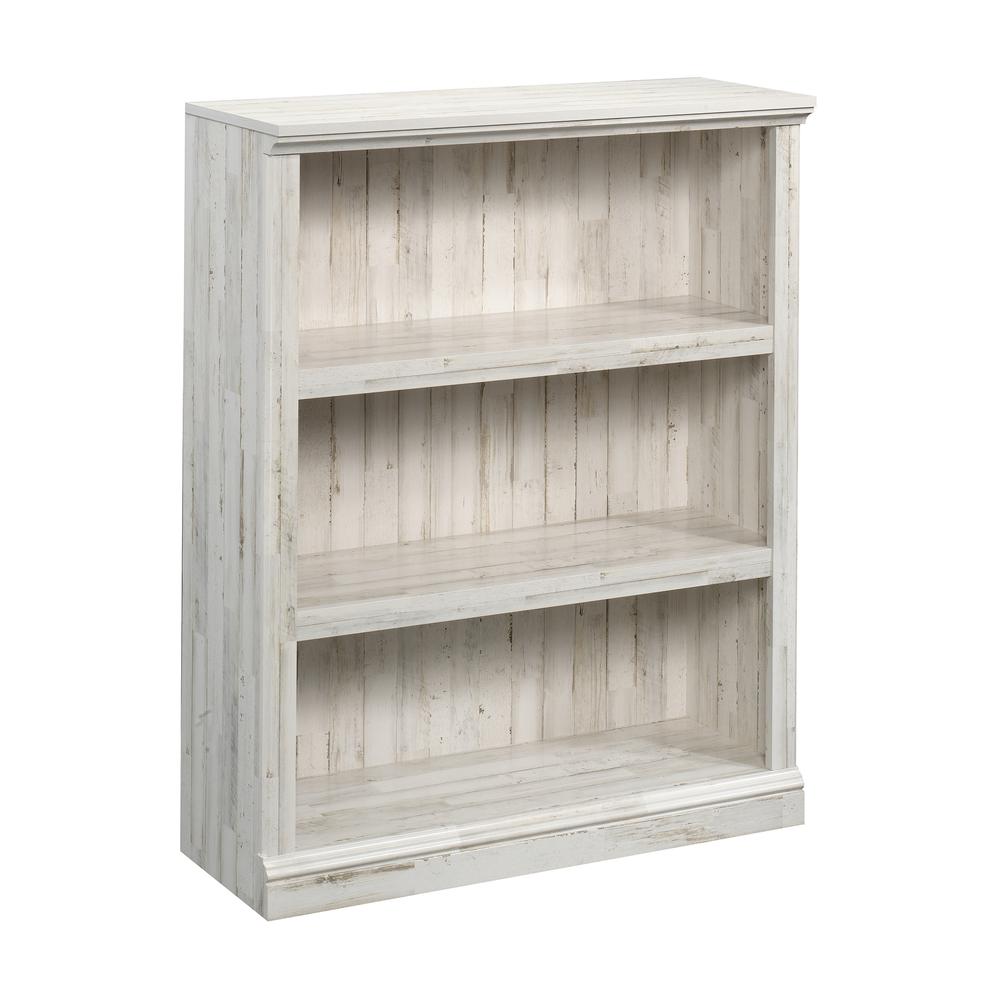 Miscellaneous Storage Bookcase, White Plank finish. Picture 1