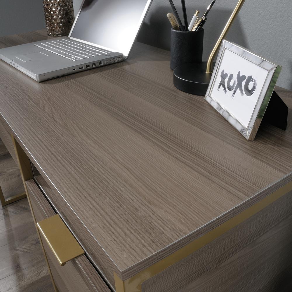 International Lux Computer Desk, Diamond Ash finish. Picture 7