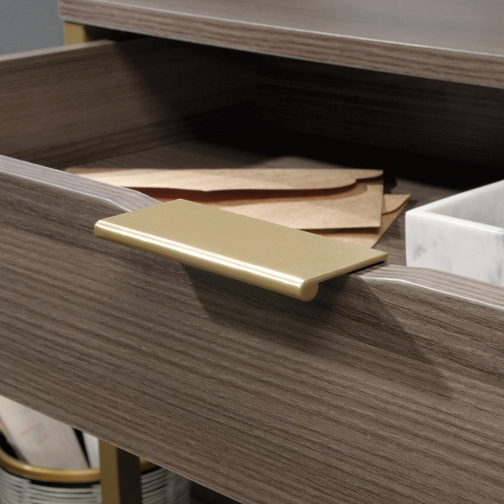International Lux Computer Desk, Diamond Ash finish. Picture 10