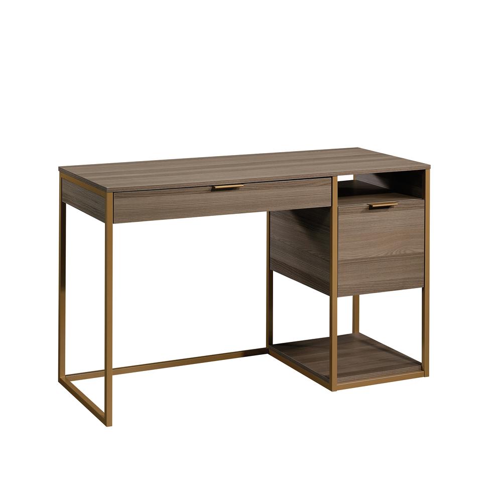 International Lux Computer Desk, Diamond Ash finish. Picture 3