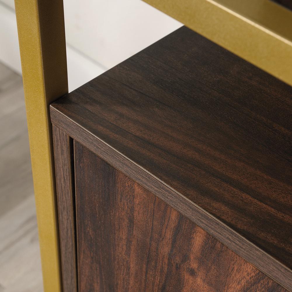 Harper Heights Tv Stand Rich Walnut. Picture 6