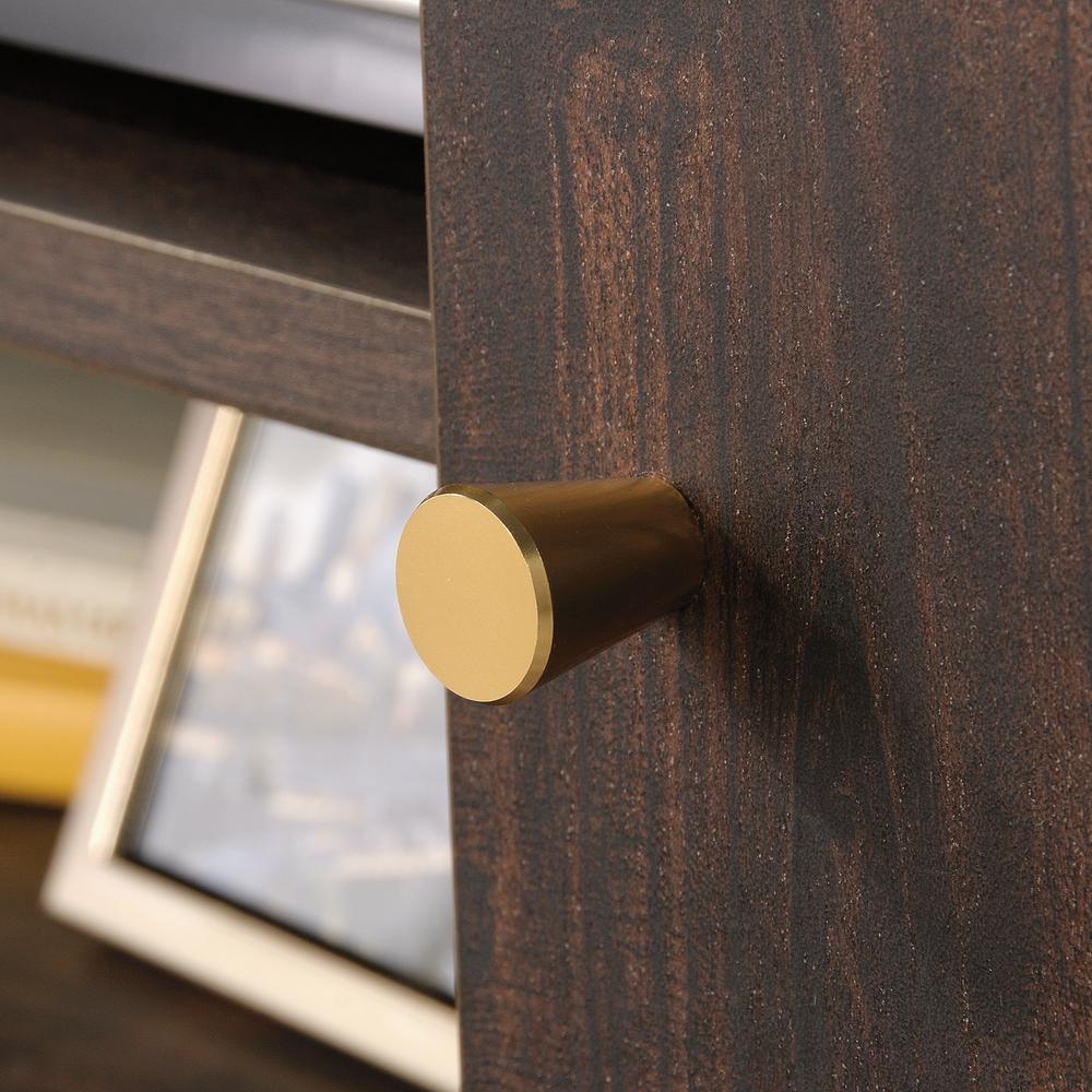 Harper Heights Tv Stand Rich Walnut. Picture 9