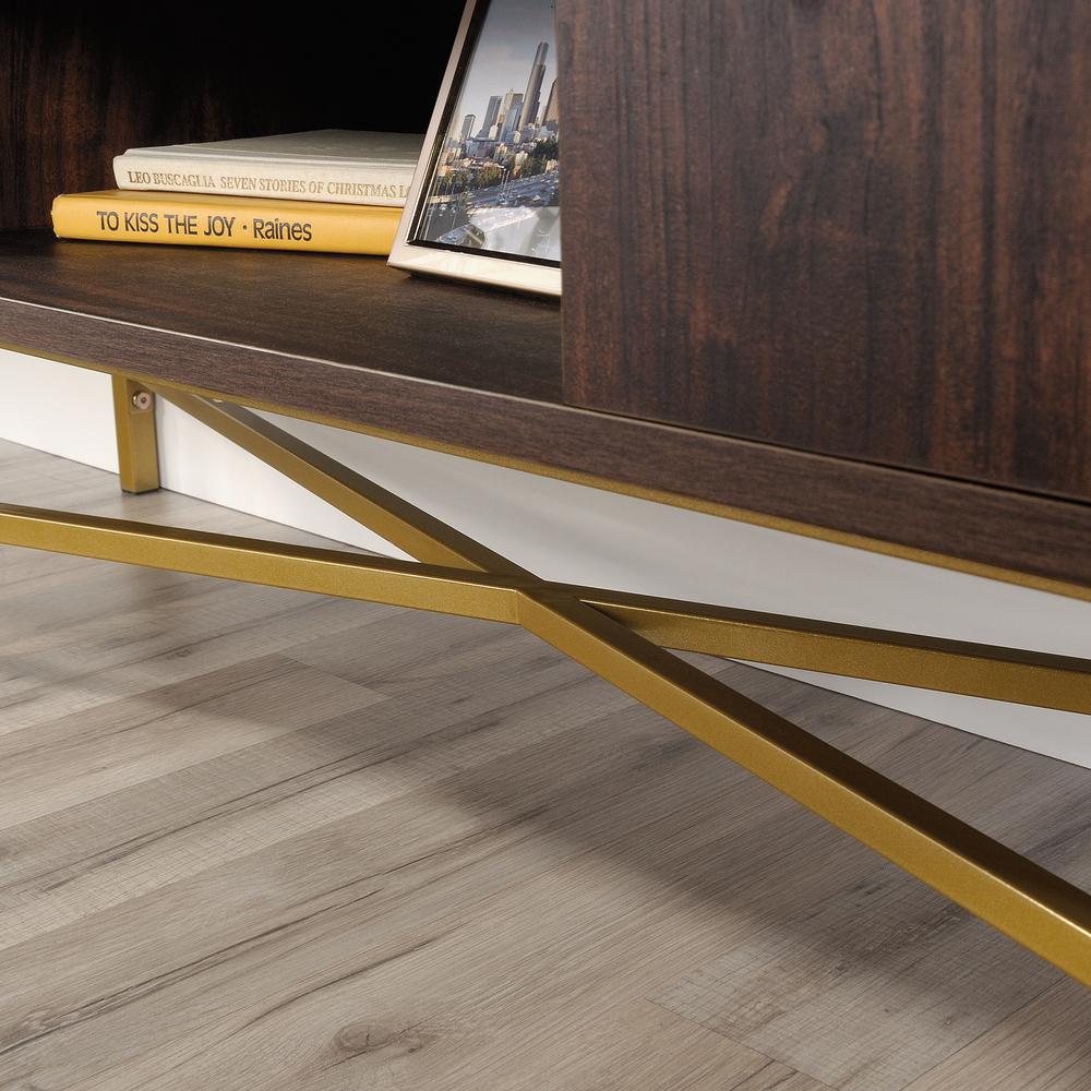 Harper Heights Tv Stand Rich Walnut. Picture 10