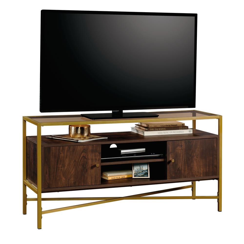Harper Heights Tv Stand Rich Walnut. Picture 16