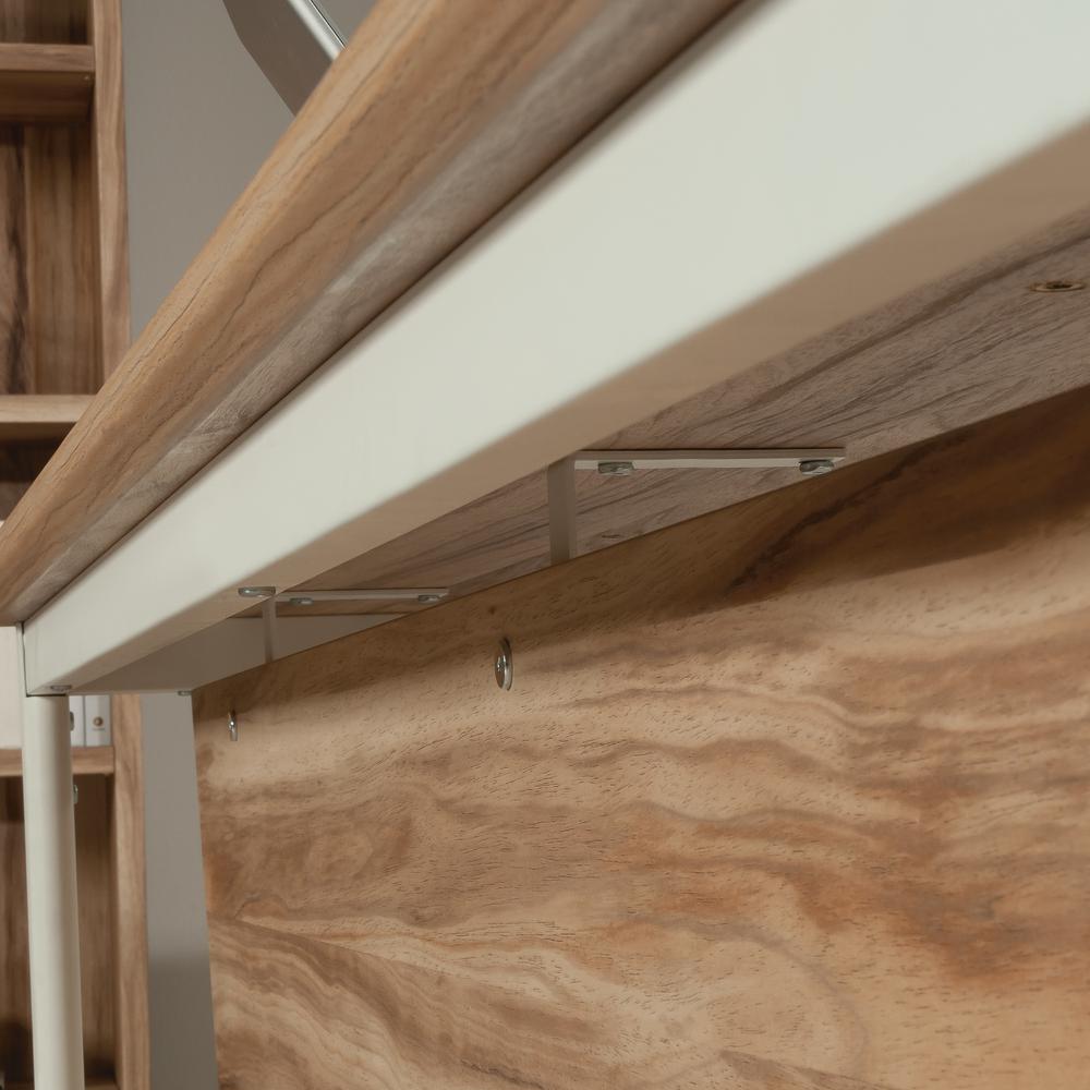 Bergen Circle Desk Component, Kiln Acacia finish. Picture 5