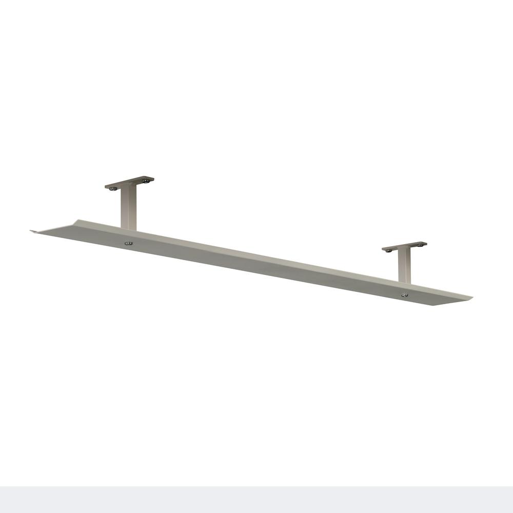 Bergen Circle Commercial Office Desk Component, White finish. Picture 1