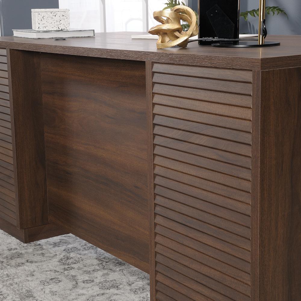 Englewood Executive Desk Spiced Mahogany. Picture 17
