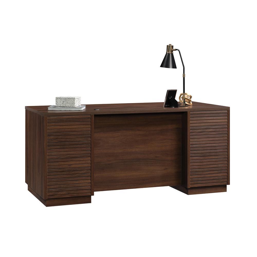 Englewood Executive Desk Spiced Mahogany. Picture 1