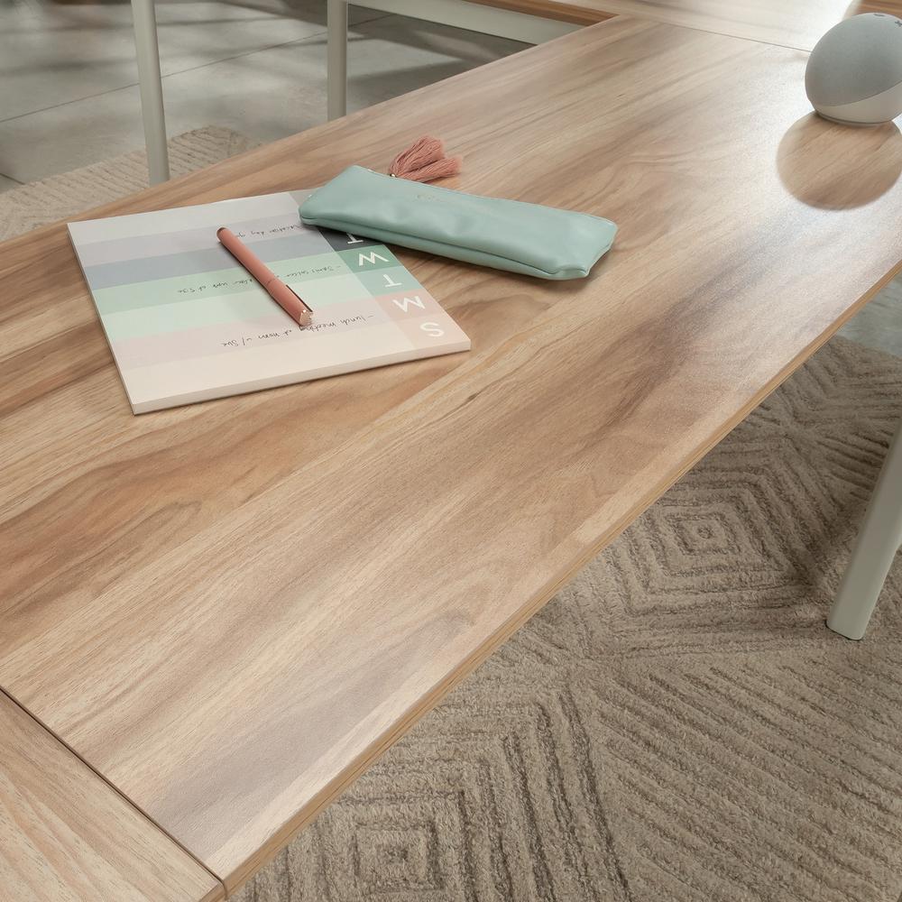 Bergen Circle Desk Component, Kiln Acacia finish. Picture 6
