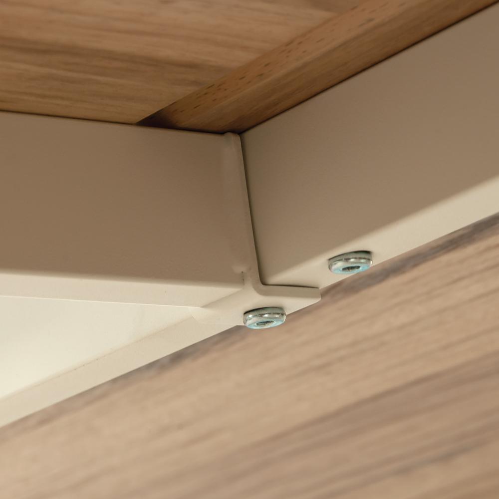 Bergen Circle Desk Component, Kiln Acacia finish. Picture 8
