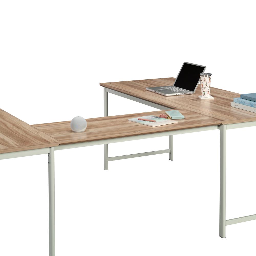 Bergen Circle Desk Component, Kiln Acacia finish. Picture 3