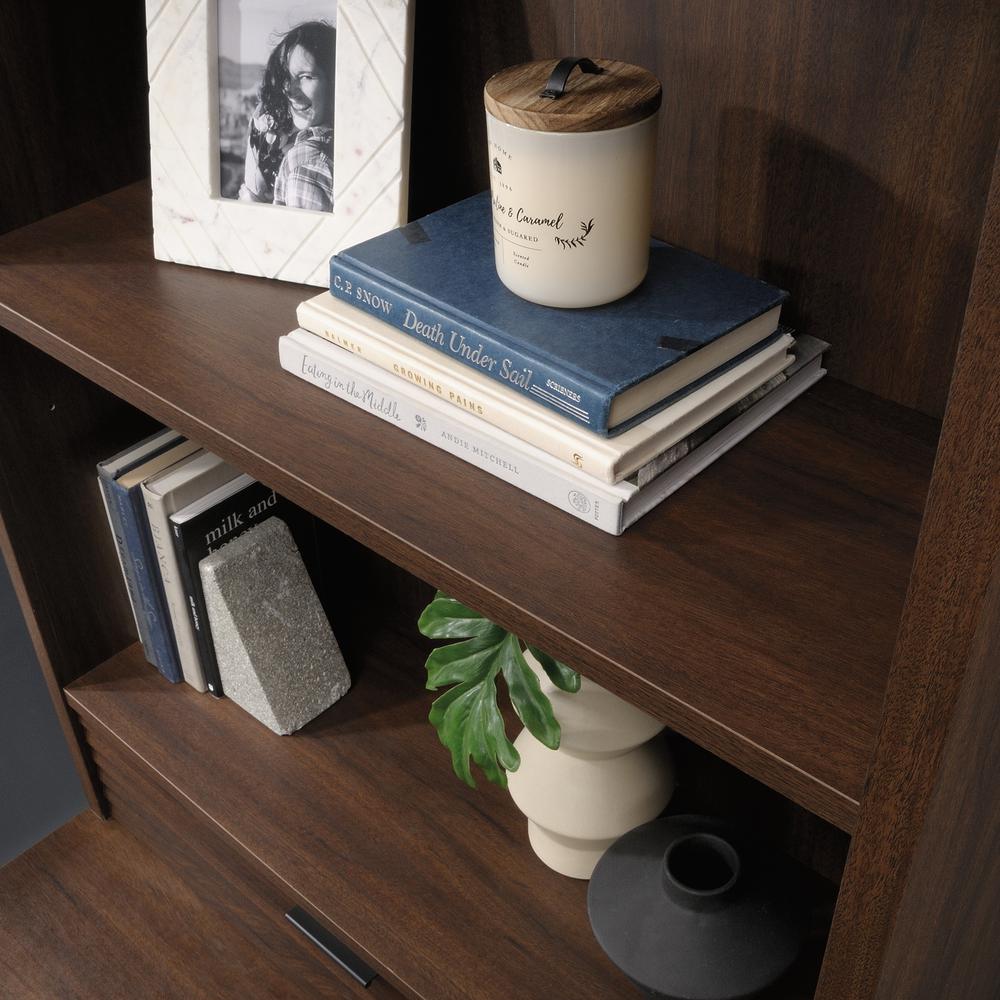 Englewood Library Hutch  Spiced Mahogany. Picture 6
