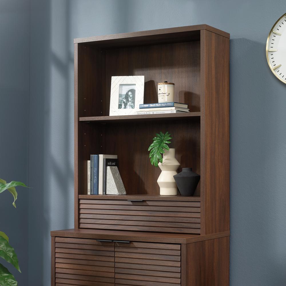Englewood Library Hutch  Spiced Mahogany. Picture 3