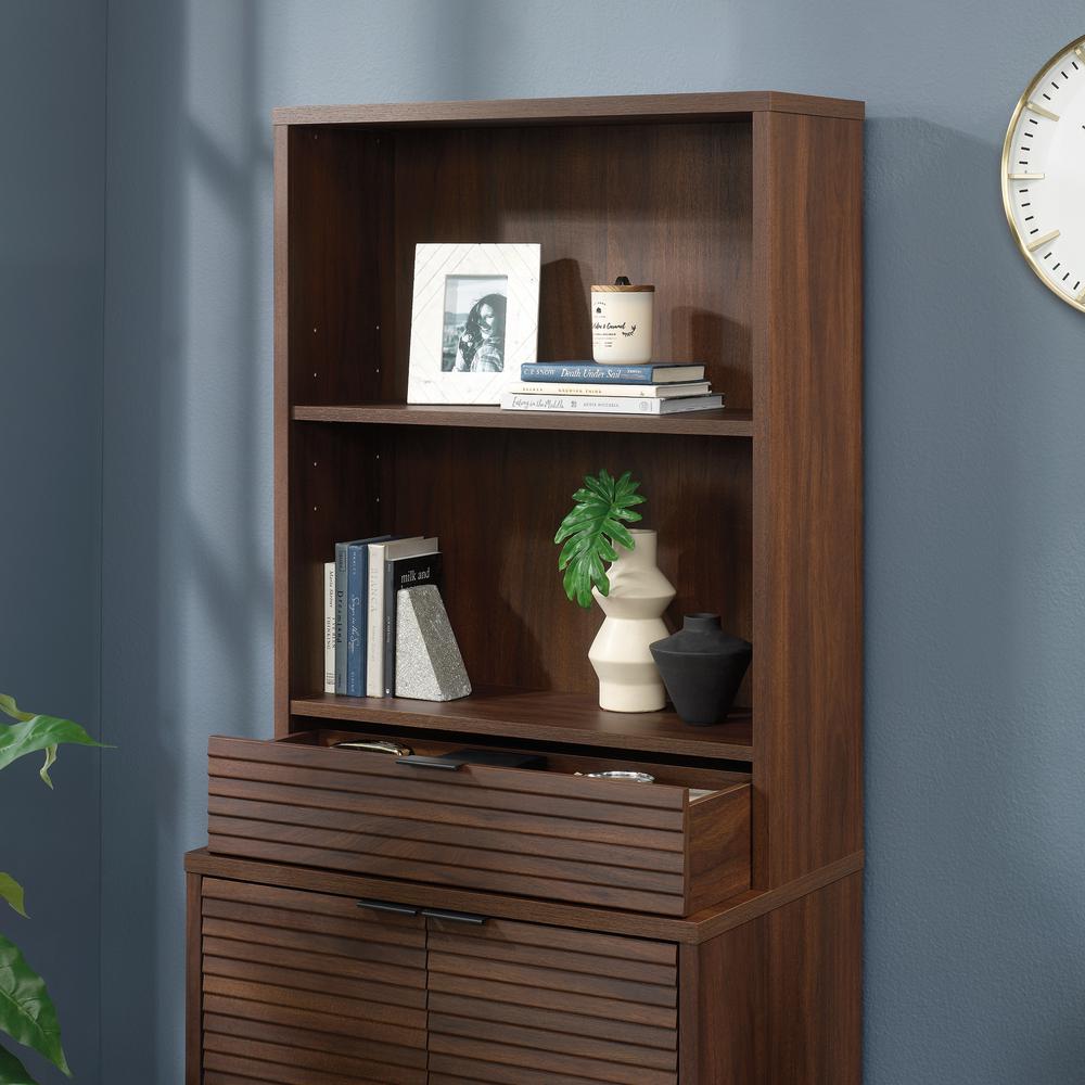 Englewood Library Hutch  Spiced Mahogany. Picture 7