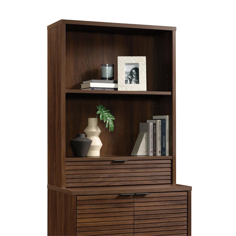Englewood Library Hutch  Spiced Mahogany. Picture 8