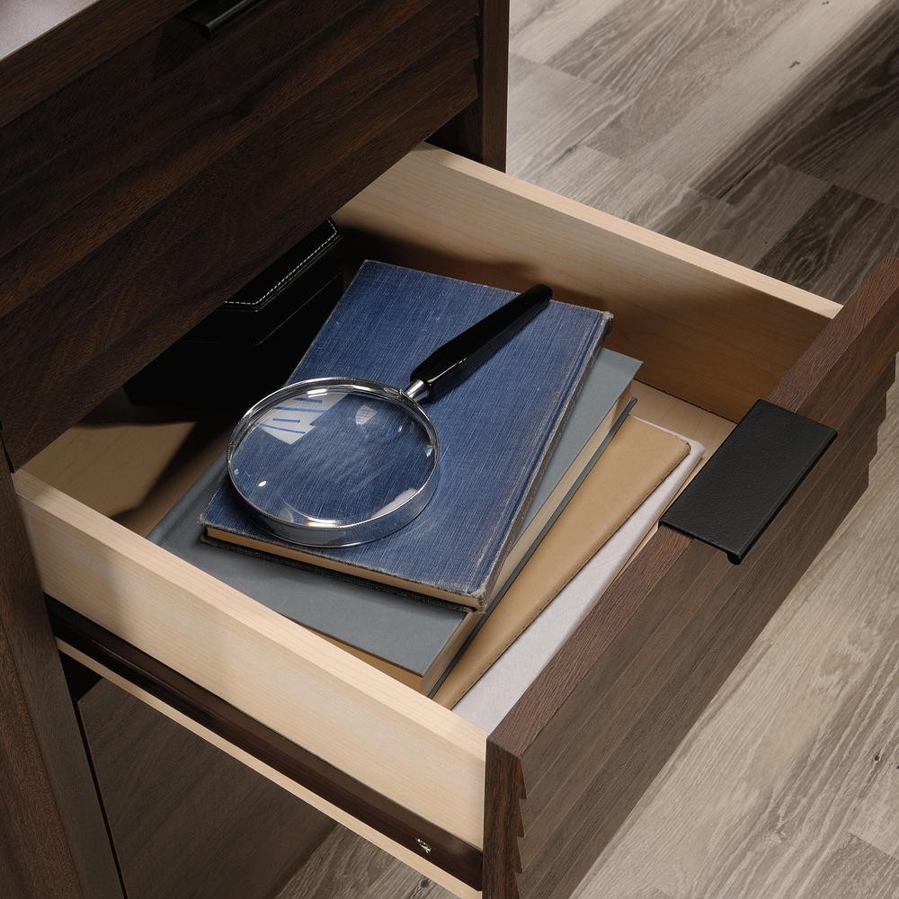 Englewood L-Desk Spiced Mahogany. Picture 20