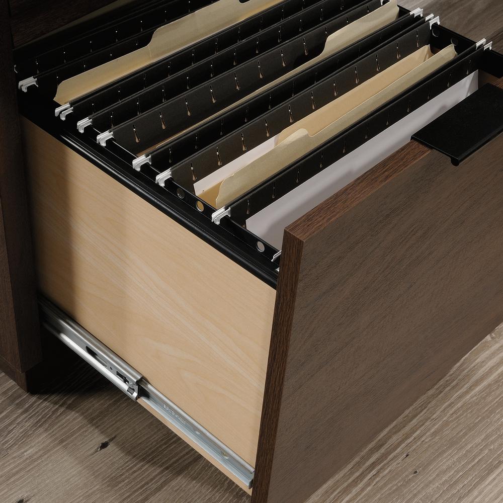 Englewood L-Desk Spiced Mahogany. Picture 21