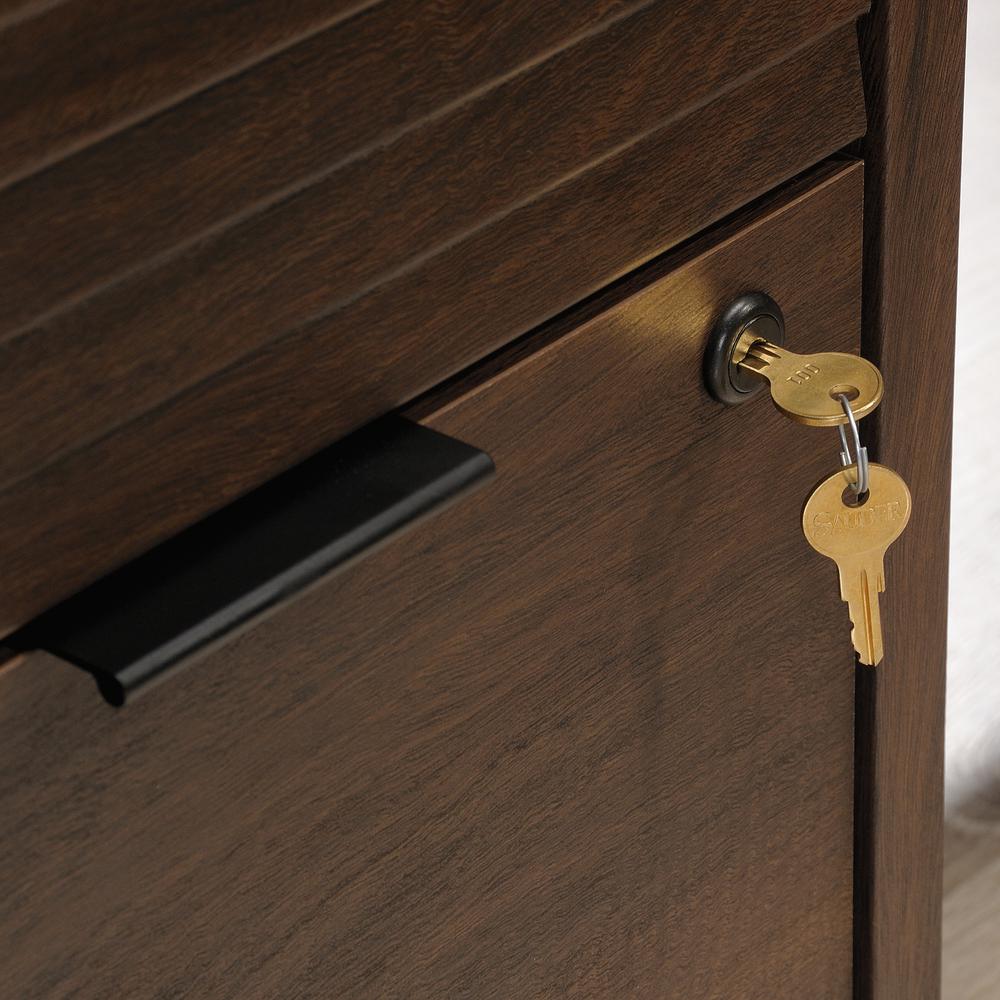 Englewood L-Desk Spiced Mahogany. Picture 22
