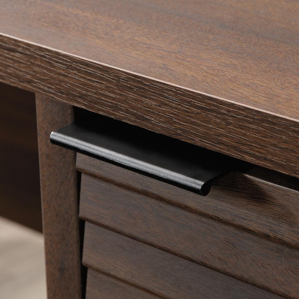 Englewood L-Desk Spiced Mahogany. Picture 25