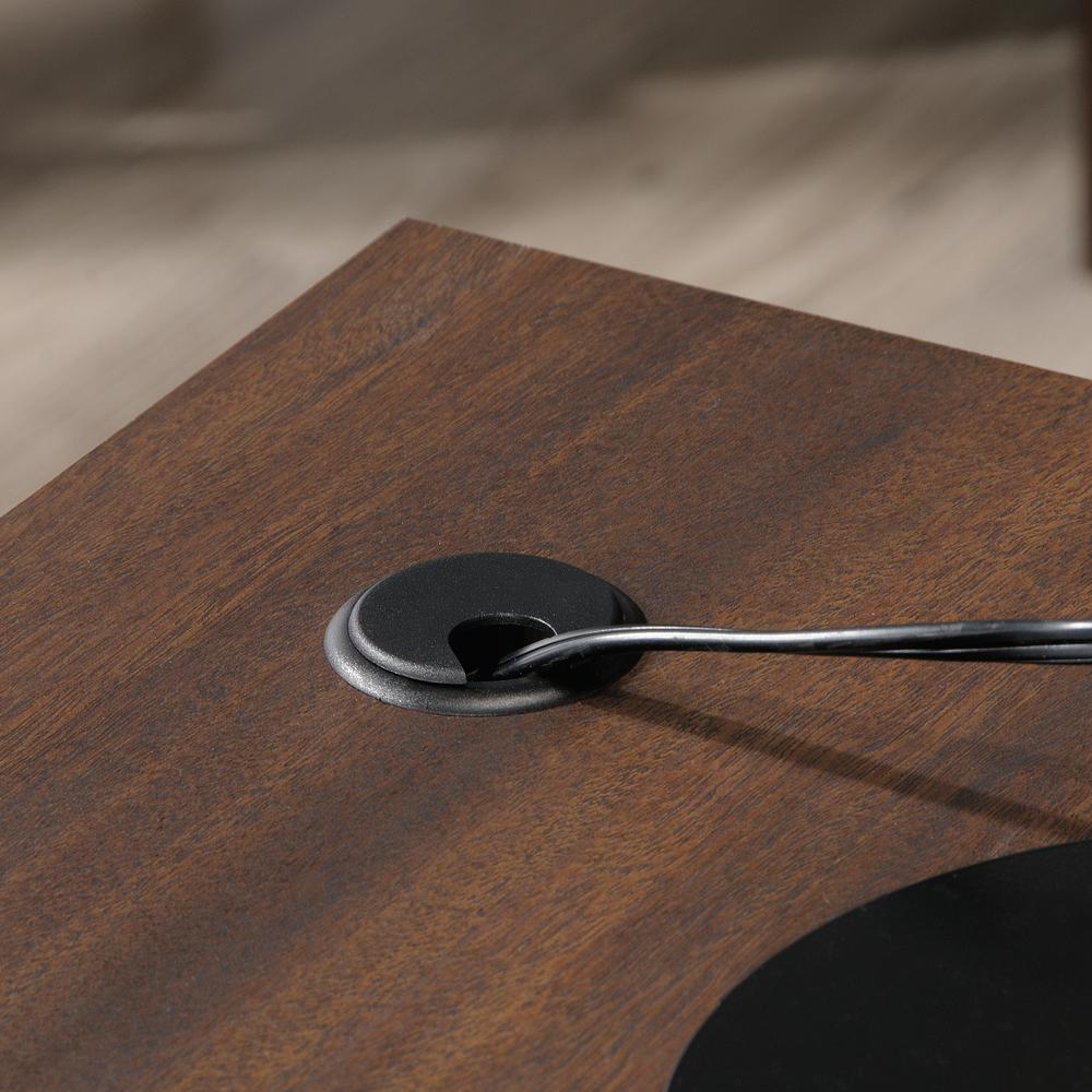 Englewood L-Desk Spiced Mahogany. Picture 28