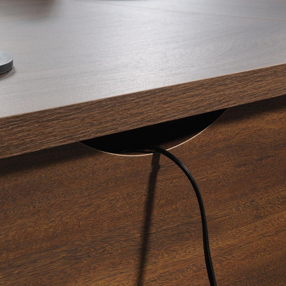 Englewood L-Desk Spiced Mahogany. Picture 30