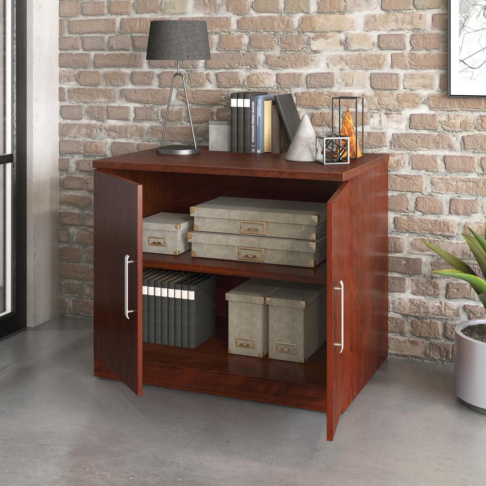 Affirm Commercial Office Cabinet, Classic Cherry finish. Picture 6